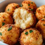 Air Fryer Cheesy Mashed Potato Balls