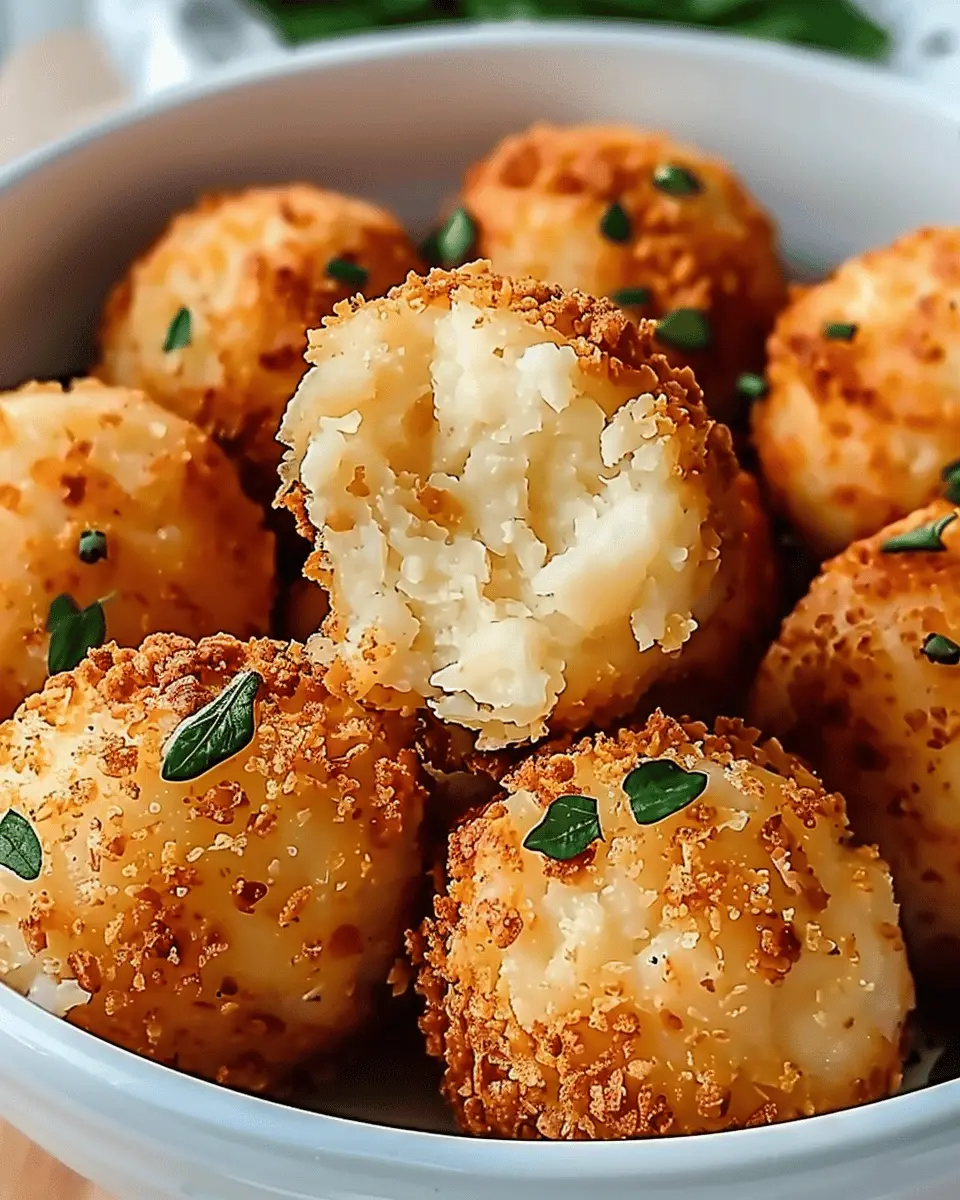 Air Fryer Cheesy Mashed Potato Balls: Easy Indulgence for All