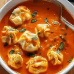 Tomato Dumpling Soup