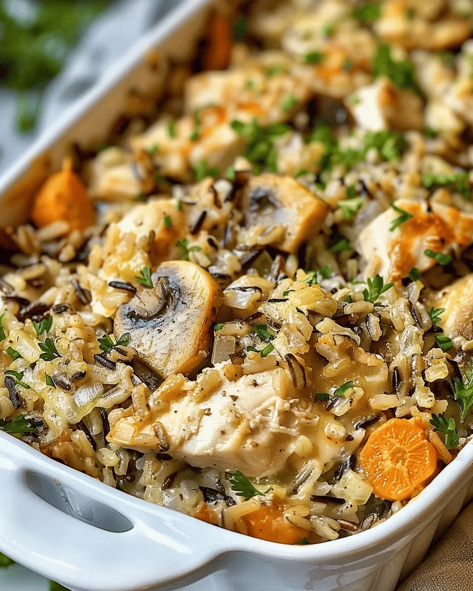 Chicken Wild Rice Casserole: A Cozy, Healthy Twist on Comfort Food