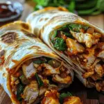 Chili Chicken Wraps