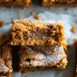 Cinnamon Sugar Pumpkin Blondies