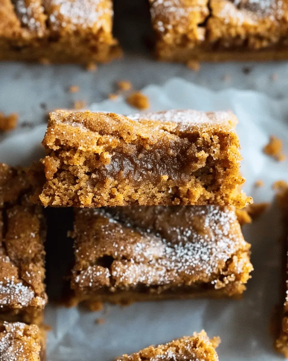 Cinnamon Sugar Pumpkin Blondies: The Best Fall Treat to Bake