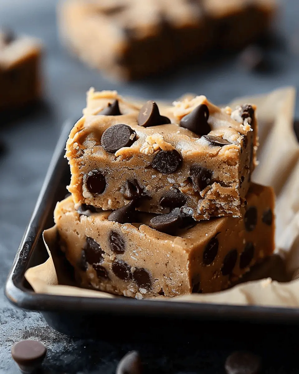 Cookie Dough Protein Bars: Easy No-Bake Recipe for Energy Boost