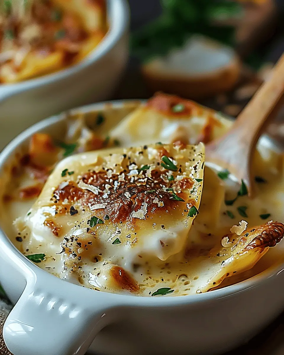 Creamy Alfredo Lasagna Soup: Indulgent Comfort in Every Bowl