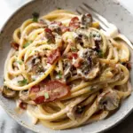 Creamy Bacon and Mushroom Pasta