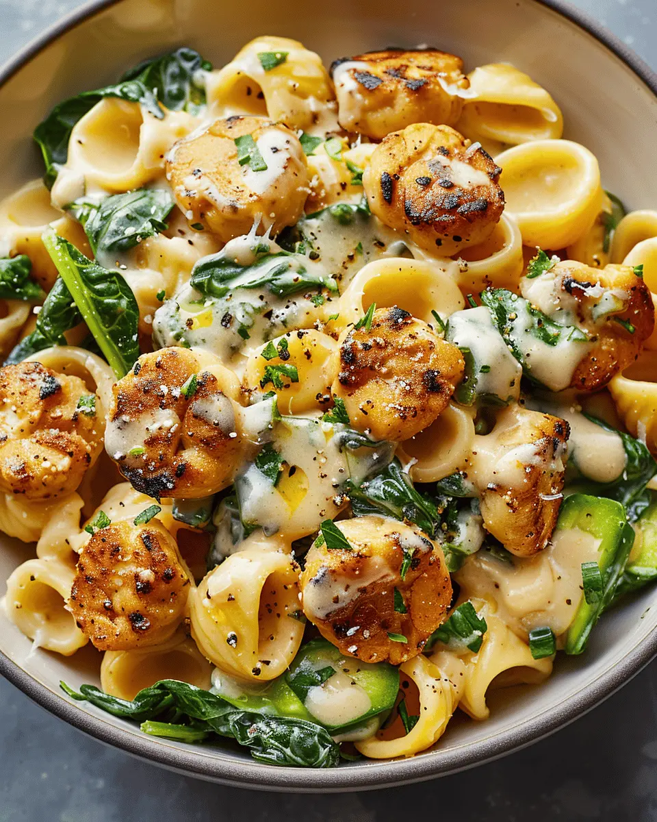 Creamy Protein-Packed Pasta Bowl with Turkey Bacon Delight