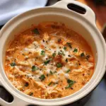 Crockpot Chicken Parmesan Soup