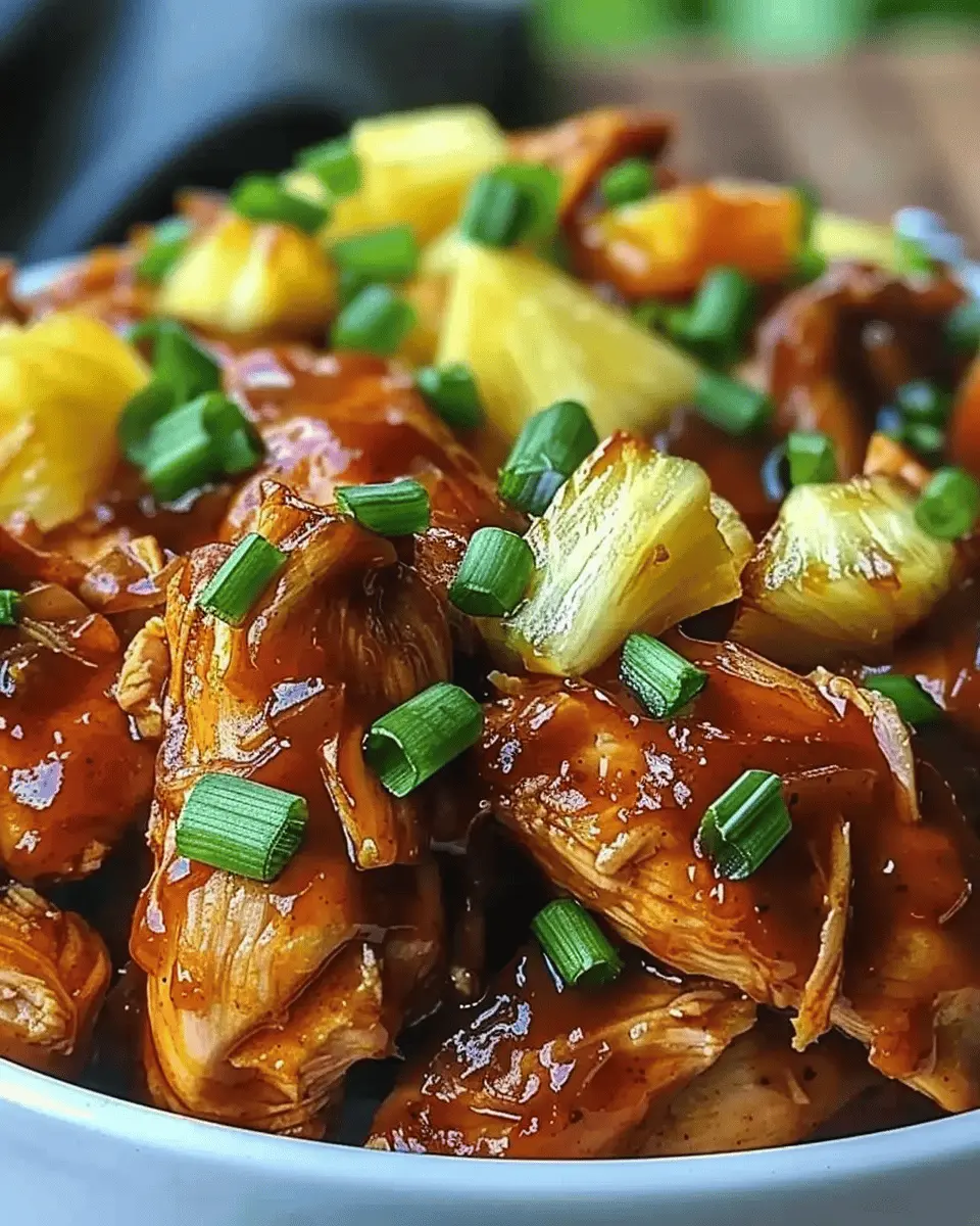 Crockpot Pineapple BBQ Chicken: Easy, Juicy Family Favorite Recipe