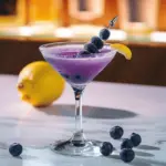 Frostbite Blueberry Martini Cocktail