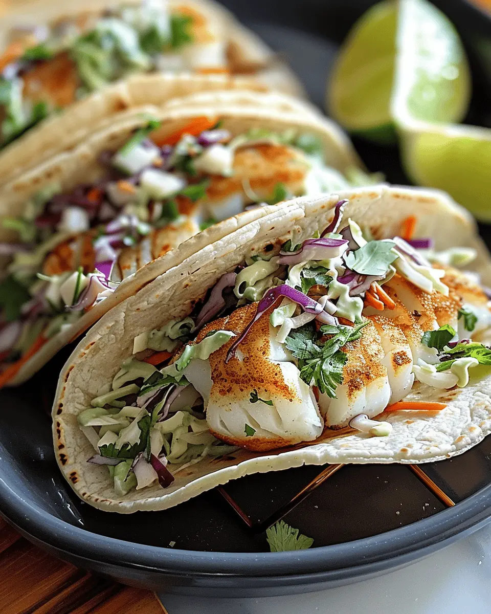 Fish Tacos with Cilantro Lime Slaw: The Best Homemade Delight