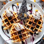 Halloween Witch Hat Waffles