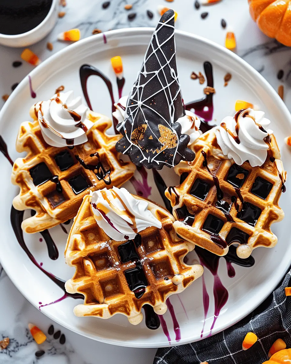Halloween Witch Hat Waffles: Easy and Spooky Breakfast Fun