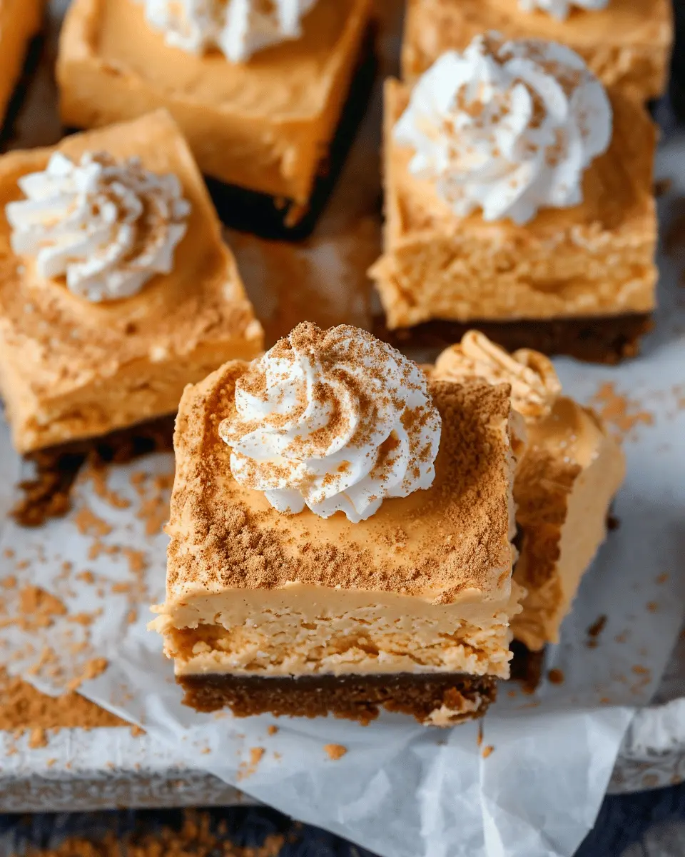 No Bake Pumpkin Cheesecake Bars: The Best Fall Treat You’ll Love
