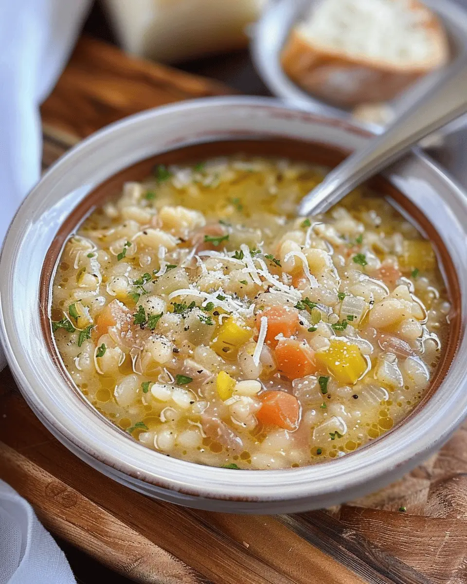 Pastina Soup: Easy Comfort Food with Turkey Bacon and Chicken Ham
