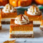 Pumpkin Cheesecake Bars