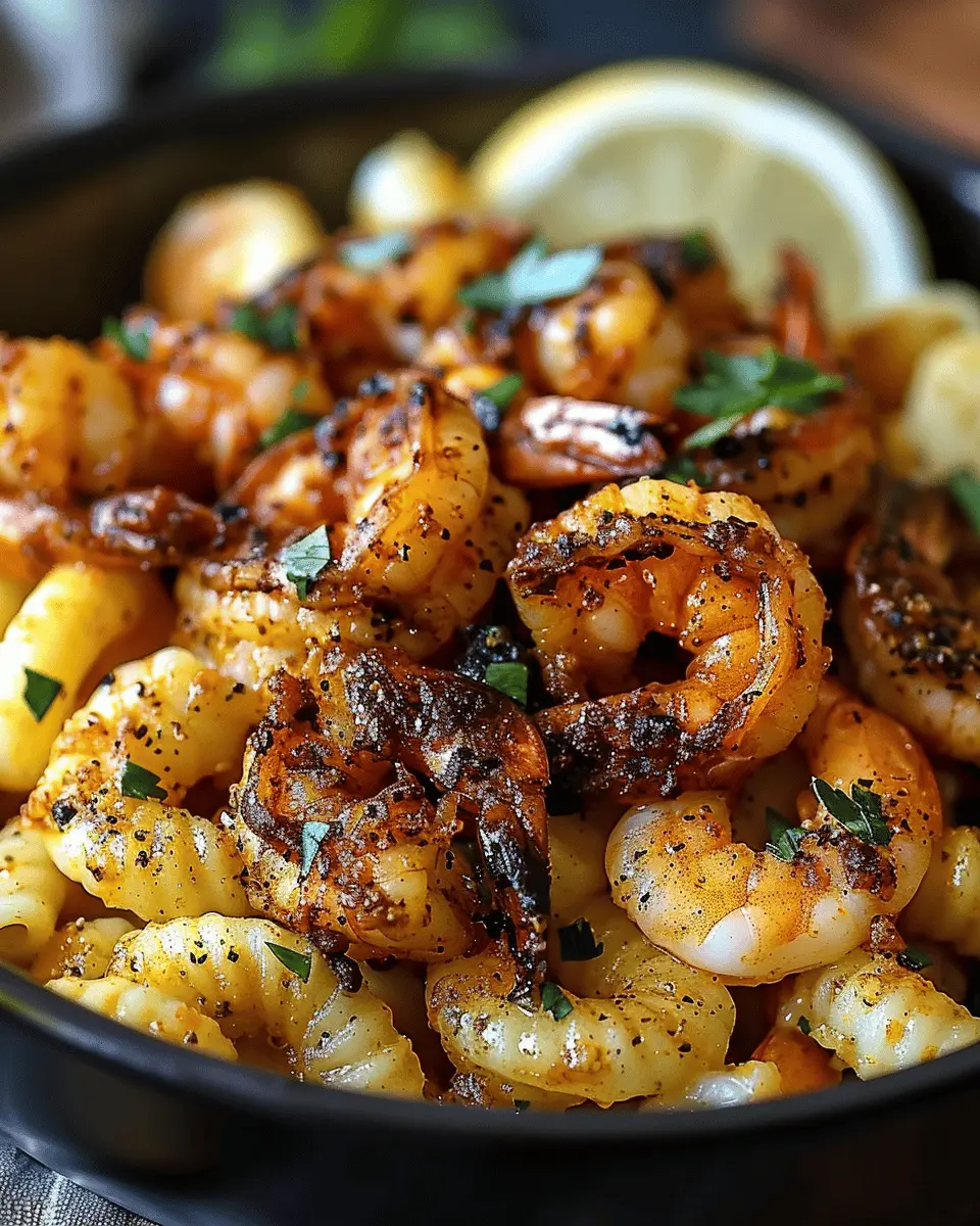 Spicy Blackened Shrimp Cavatappi: A Delightful Dish to Savor