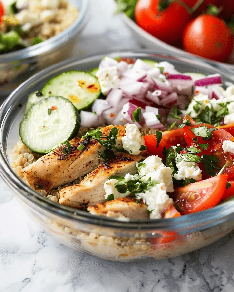 Greek Chicken Quinoa Bowl: Easy Recipe for a Flavorful Meal