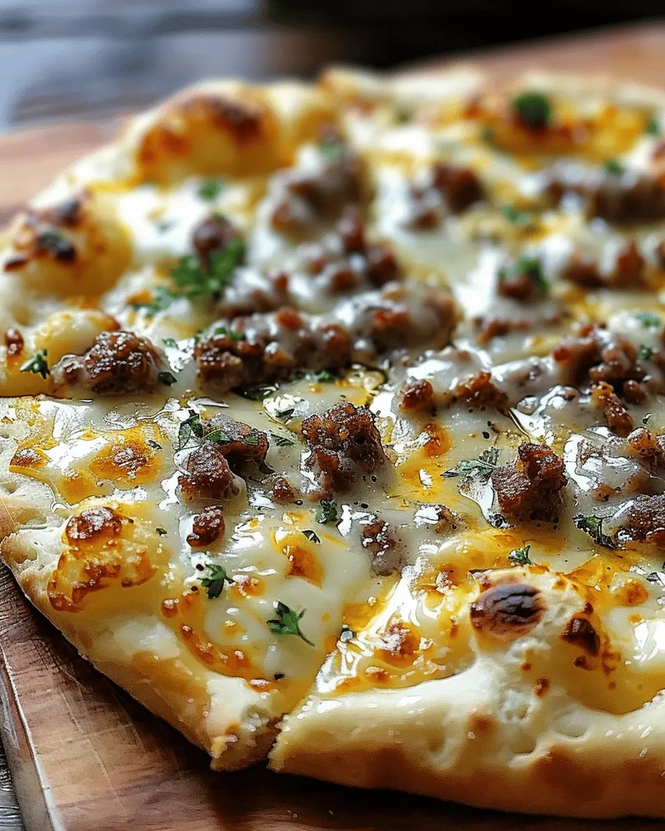 Biscuits and Sausage Gravy Breakfast Pizza: The Best Morning Indulgence