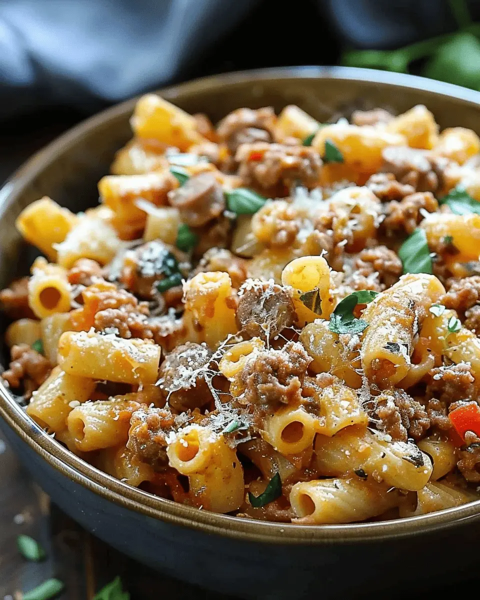 Creamy Marry Me Ditalini Sausage Pasta: A Cozy Dinner Delight