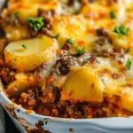 Hobo Casserole with Ground Beef & Potatoes