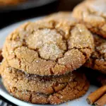 Soft Batch Apple Cider Gingersnap Cookies