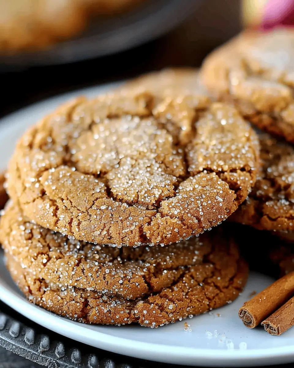 Soft Batch Apple Cider Gingersnap Cookies: The Best Fall Treat