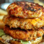 Cheddar Ranch Chicken Burger