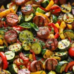 Sausage and Veggies Skillet - 30 Minute, One-Pan Meal
