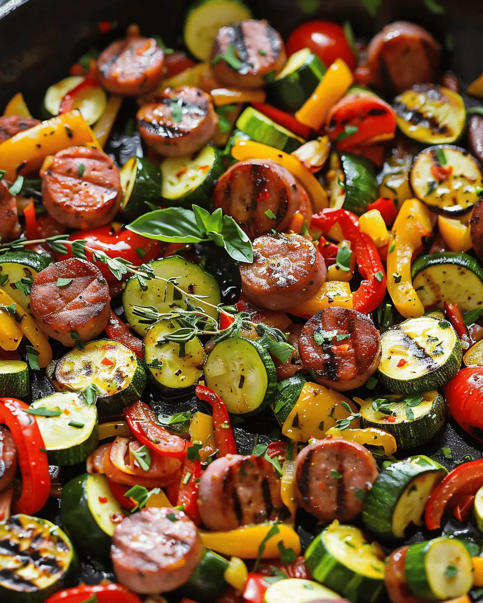 Sausage and Veggies Skillet: Easy 30-Minute One-Pan Delight