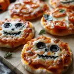 Halloween Mini Pizzas