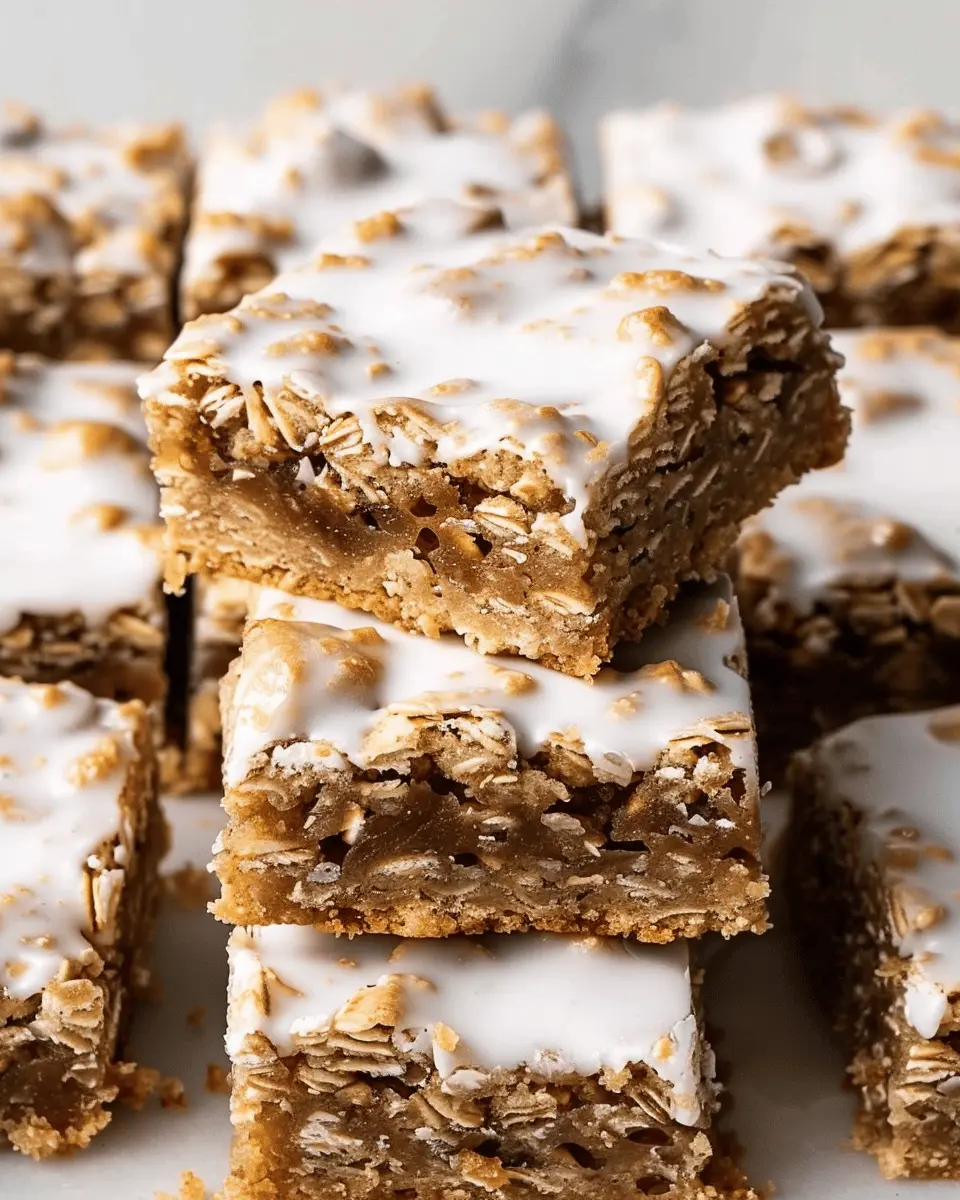Iced Oatmeal Cookie Bars: Easy Indulgence for Homemade Bliss
