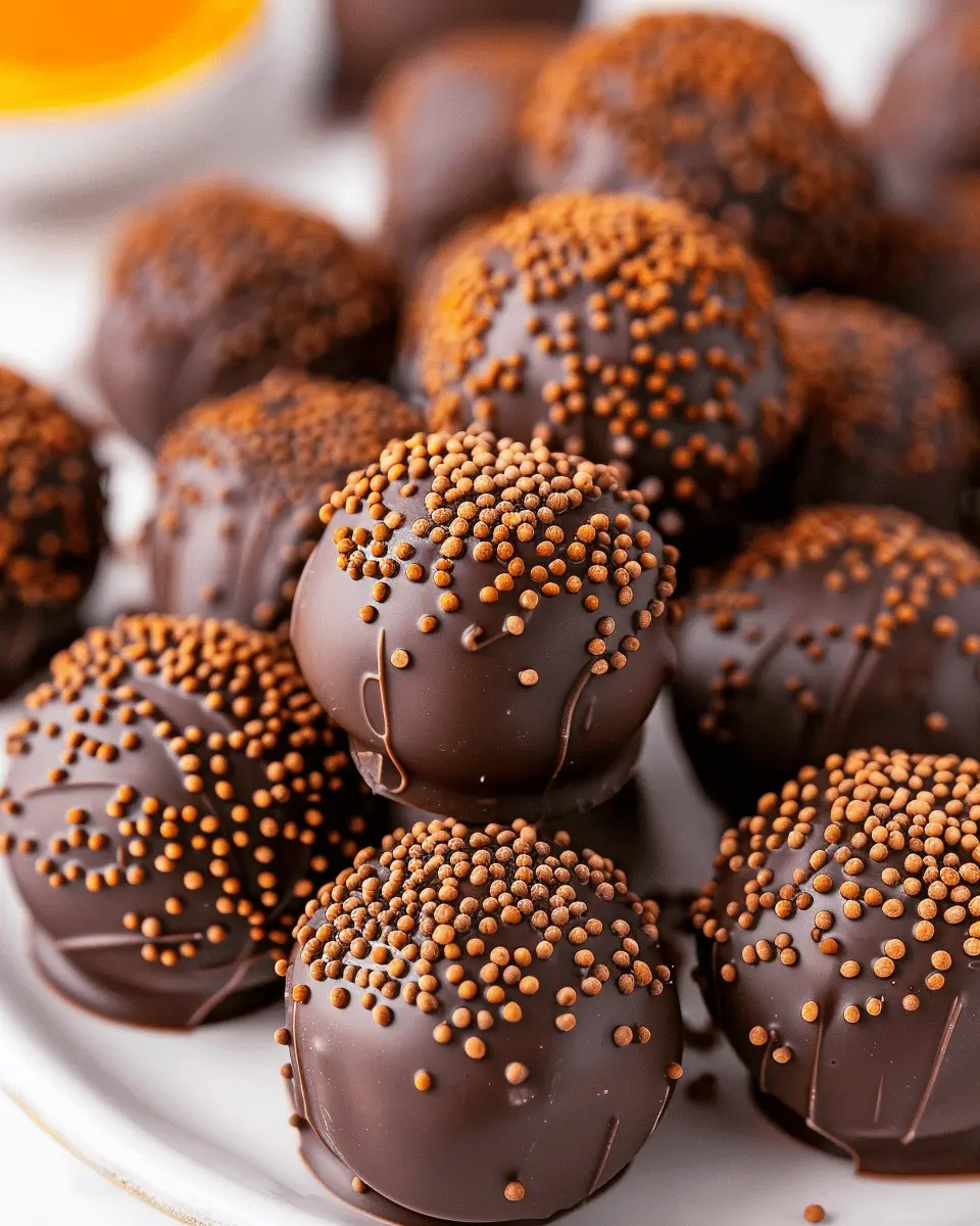 Juicy Orange Chocolate Christmas Truffles: A Festive Indulgence