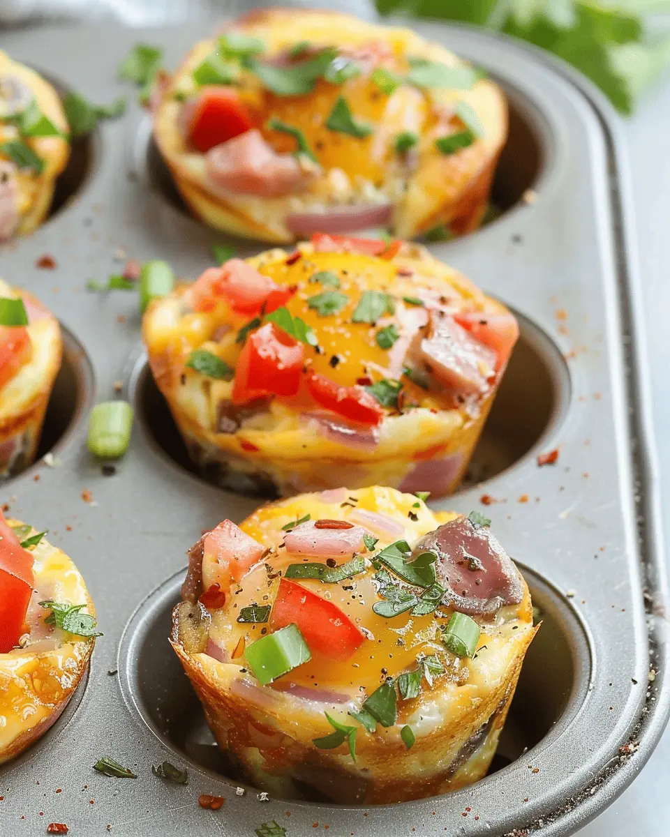 Egg Muffin Breakfast: Easy Keto Low-Carb Cups with Turkey Bacon