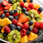 Fruit Salad with Honey Lime Dressing