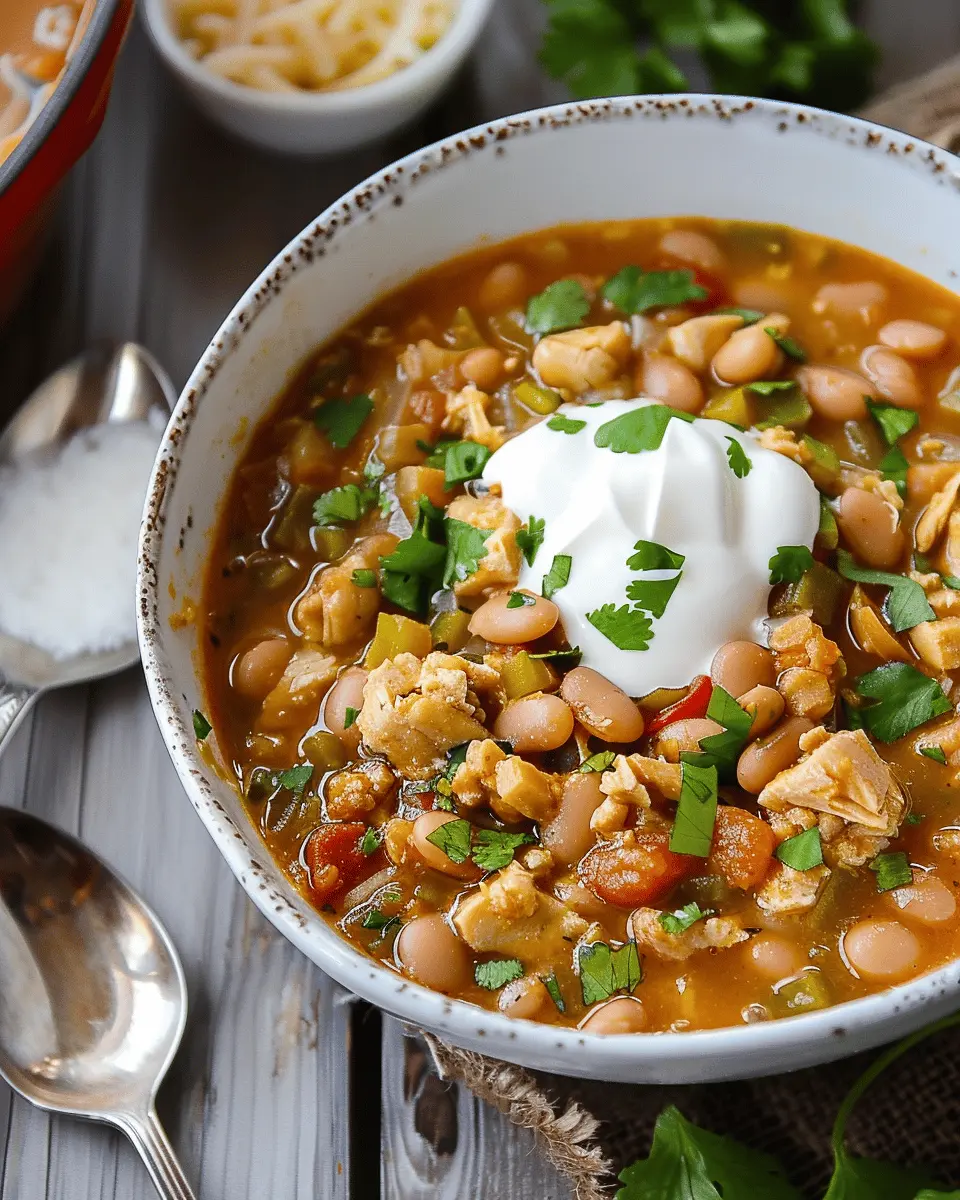 White Bean Chili: Easy Comfort Food with Turkey Bacon Delight