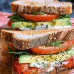 Tomato Avocado Sandwich
