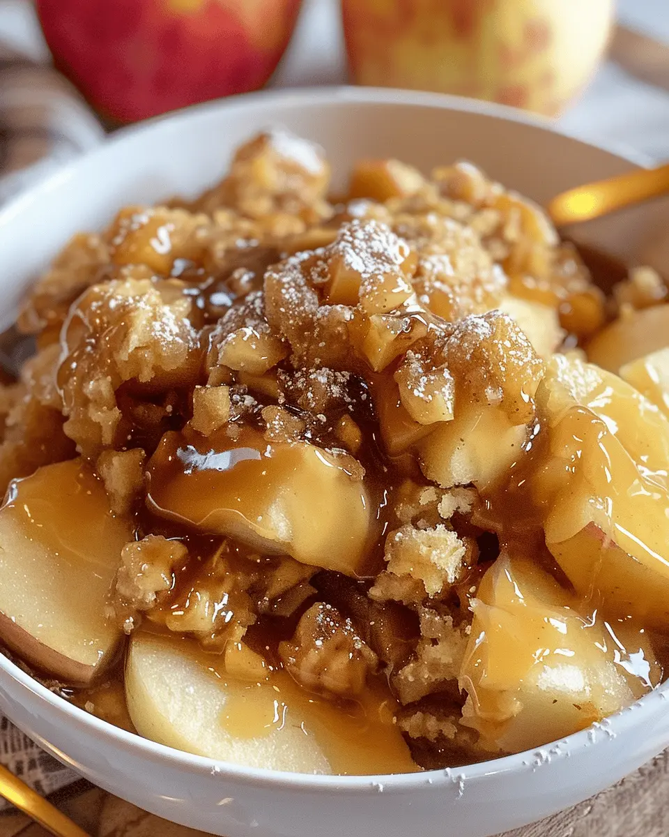 Crockpot Caramel Apple Dump Cake: Easy and Indulgent Delight