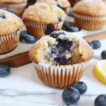 Almond Flour Lemon Blueberry Muffins