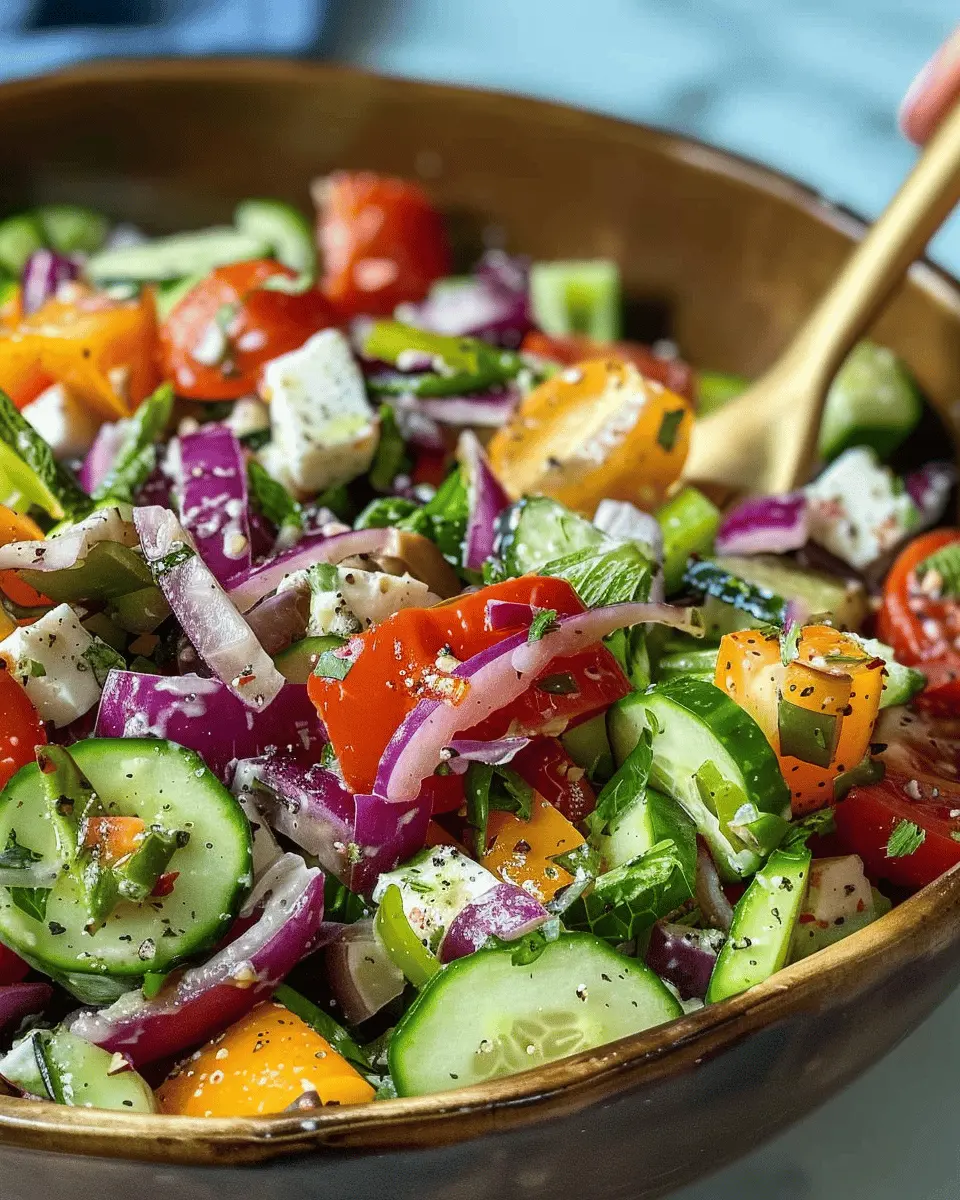 Marinated Vegetable Salad: Easy Recipe for Vibrant Flavor