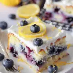 Lemon Blueberry Sheet Cake
