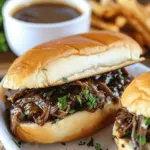 Slow Cooker French Dip Sandwiches