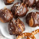 Caramel Chocolate Pretzel Bites