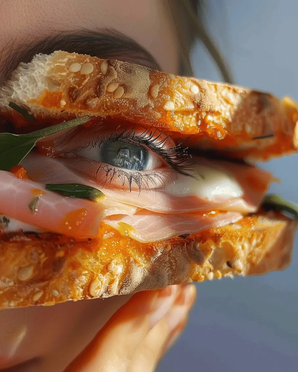 Goat Cheese and Ham Sandwich: A Juicy Turkey Bacon Delight