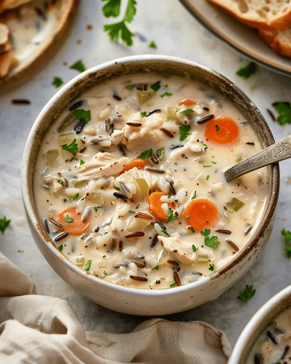 Creamy Crockpot Chicken Wild Rice Soup: Easy & Delicious Comfort Food