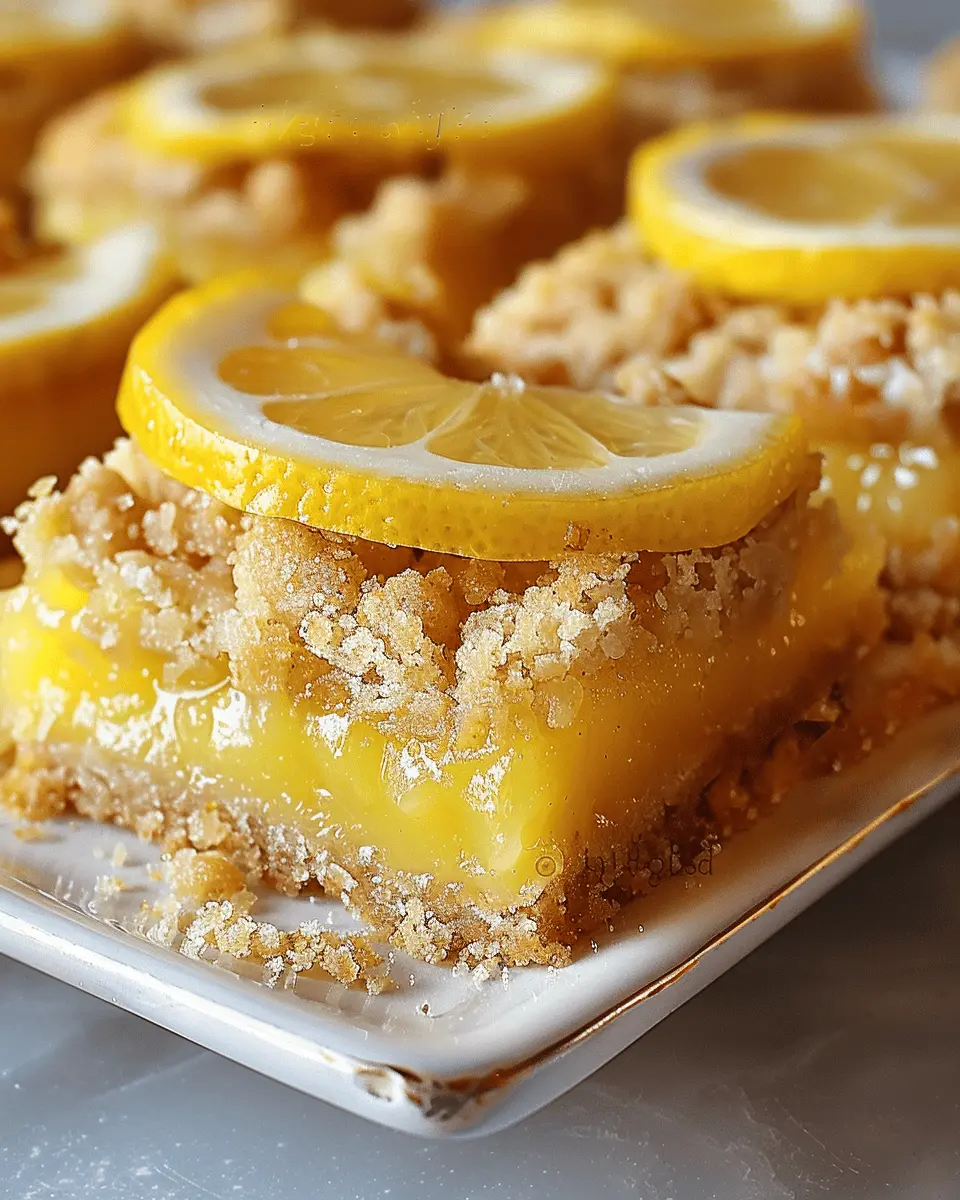 Lemon Crumb Bars: Easy, Refreshing Treat for Any Occasion