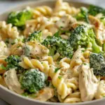 Creamy Rotisserie Chicken Broccoli Pasta