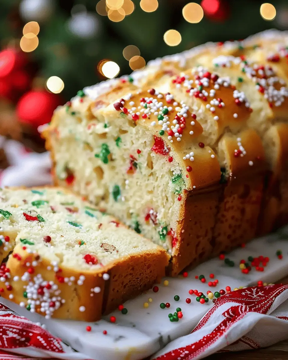 Christmas Sprinkle Buttermilk Bread: The Best Indulgent Recipe