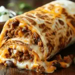 Easy Grilled Cheese Burrito
