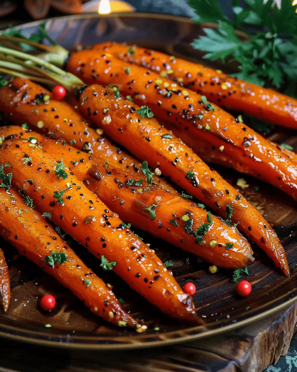 Maple Mustard Roasted Carrots: A Sweet and Savory Delight